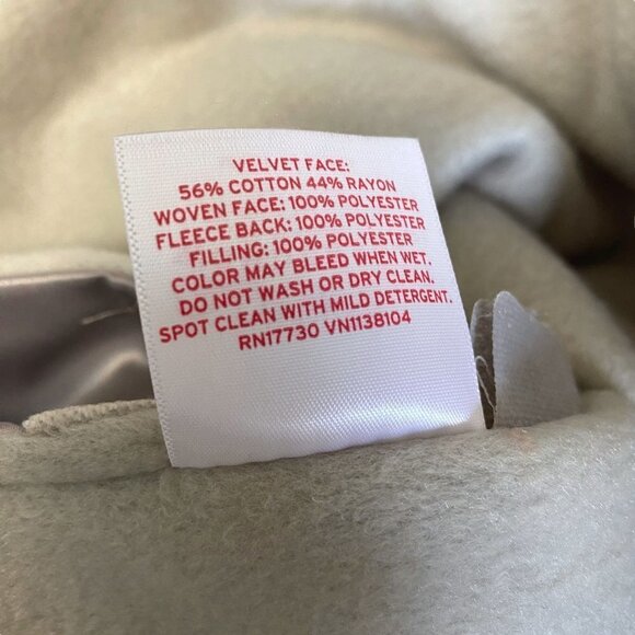 Wondershop Christmas Tree Skirt Velvet Satin Taupe Beige Holiday Decor Target - Picture 7 of 8